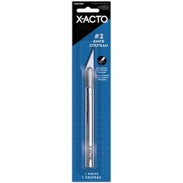 Krazy Glue X-Acto No 2 Hobby Knife Silver 1 pk X3202 - main